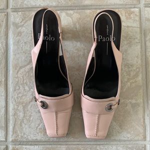 Paola light pink heels size 8M